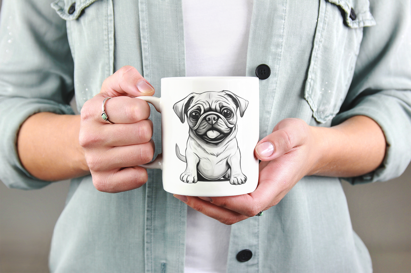 Pug Coffee Mug