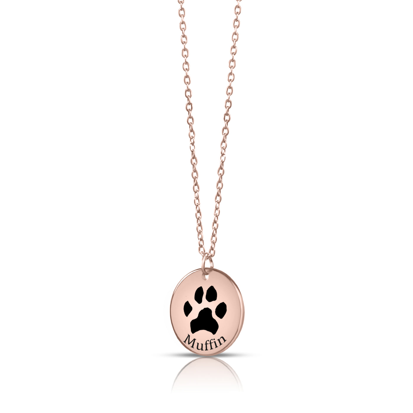 Actual Paw Print Necklace