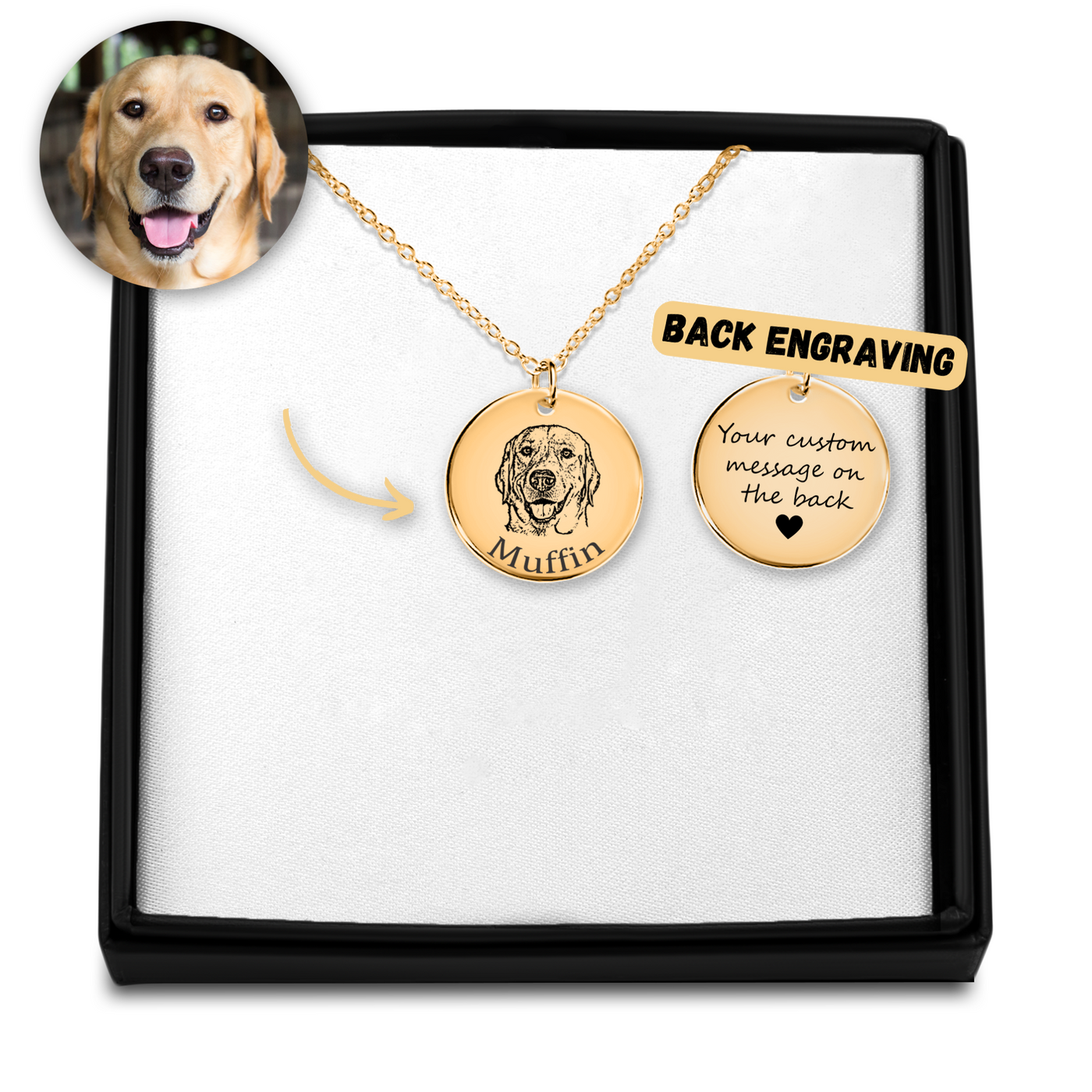 Dog Portrait Necklace