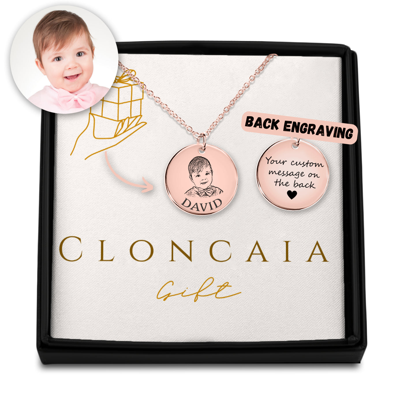 Baby Portrait Necklace