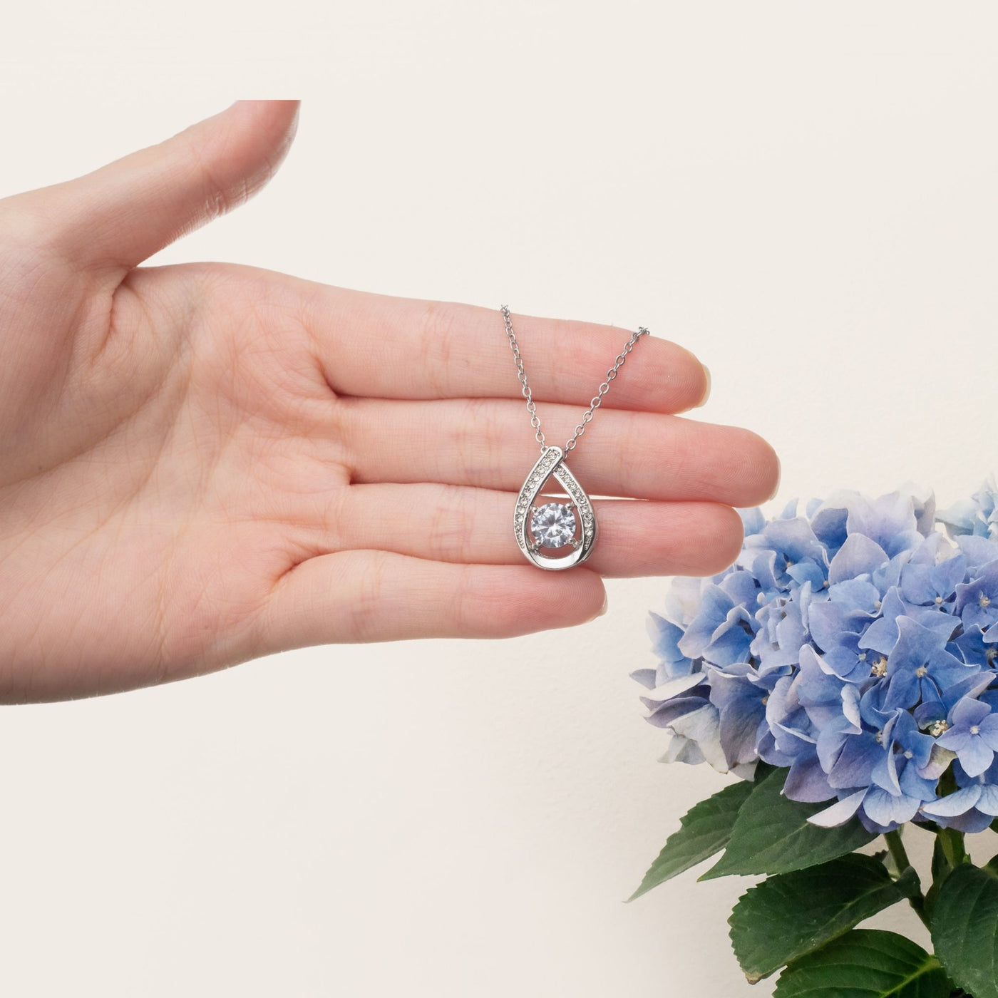 Forever Love - Floating Stone Necklace