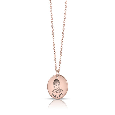 Baby Portrait Necklace