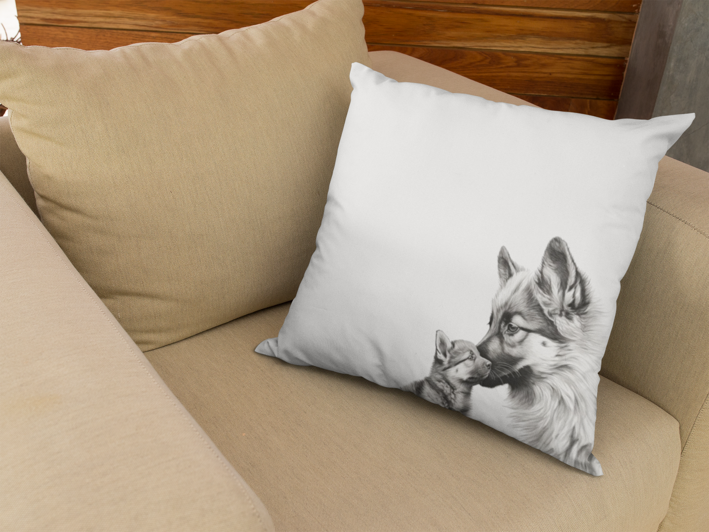 German Shepherd Pillow