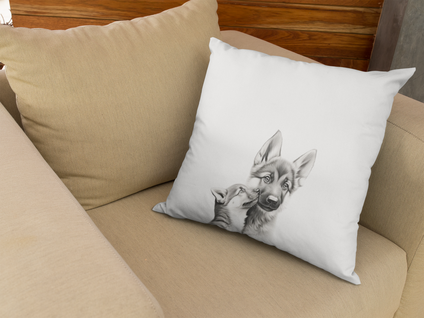 German Shepherd Pillow