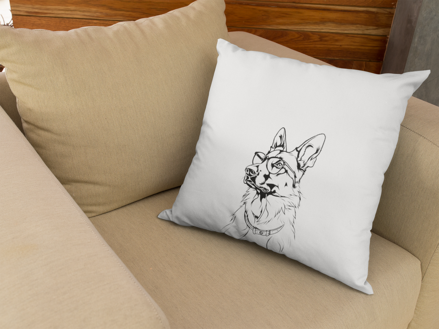 German Shepherd Pillow