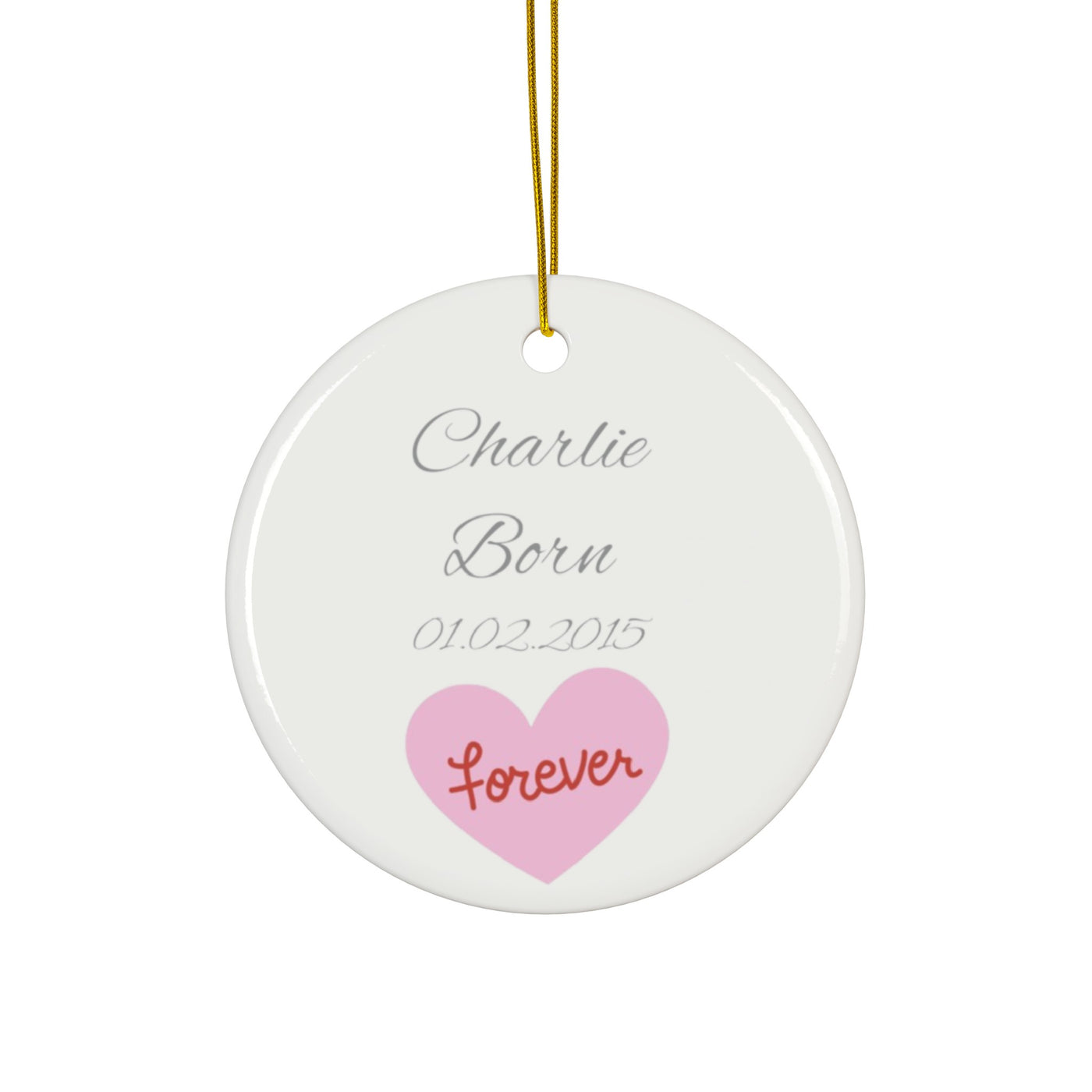 Personalized Dog Ornaments x 2