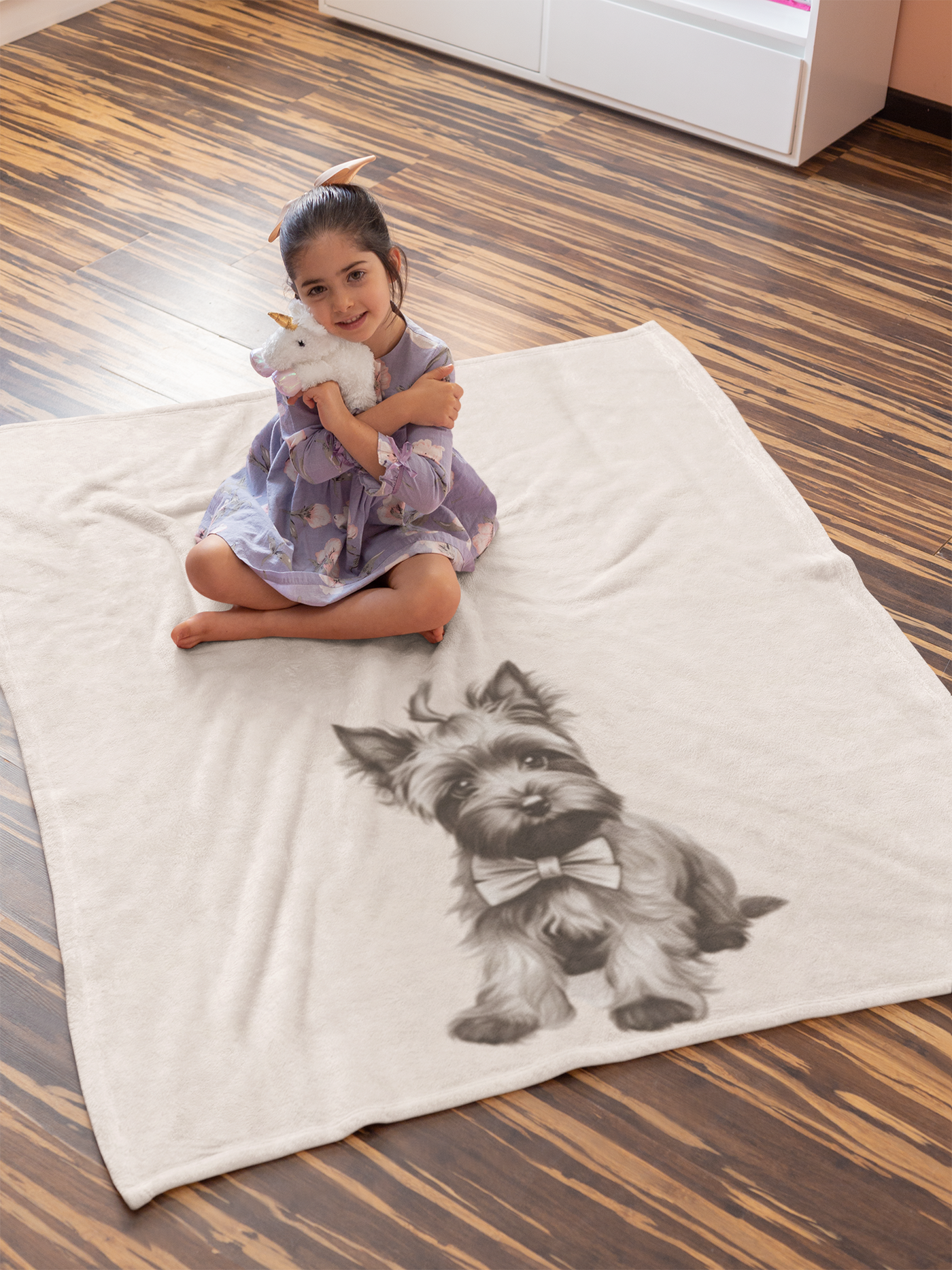 Terrier Plush Blanket