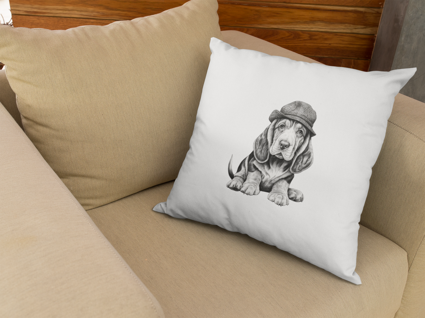 Basset Hound Pillow