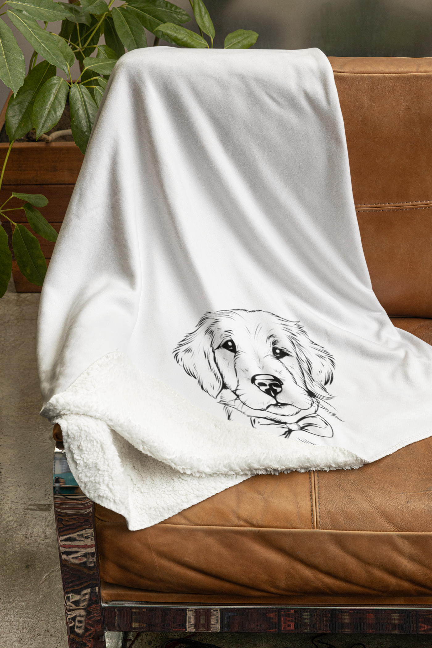 Labrador Sherpa Fleece Blanket