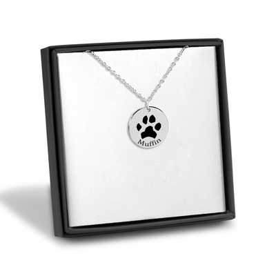 Actual Paw Print Necklace