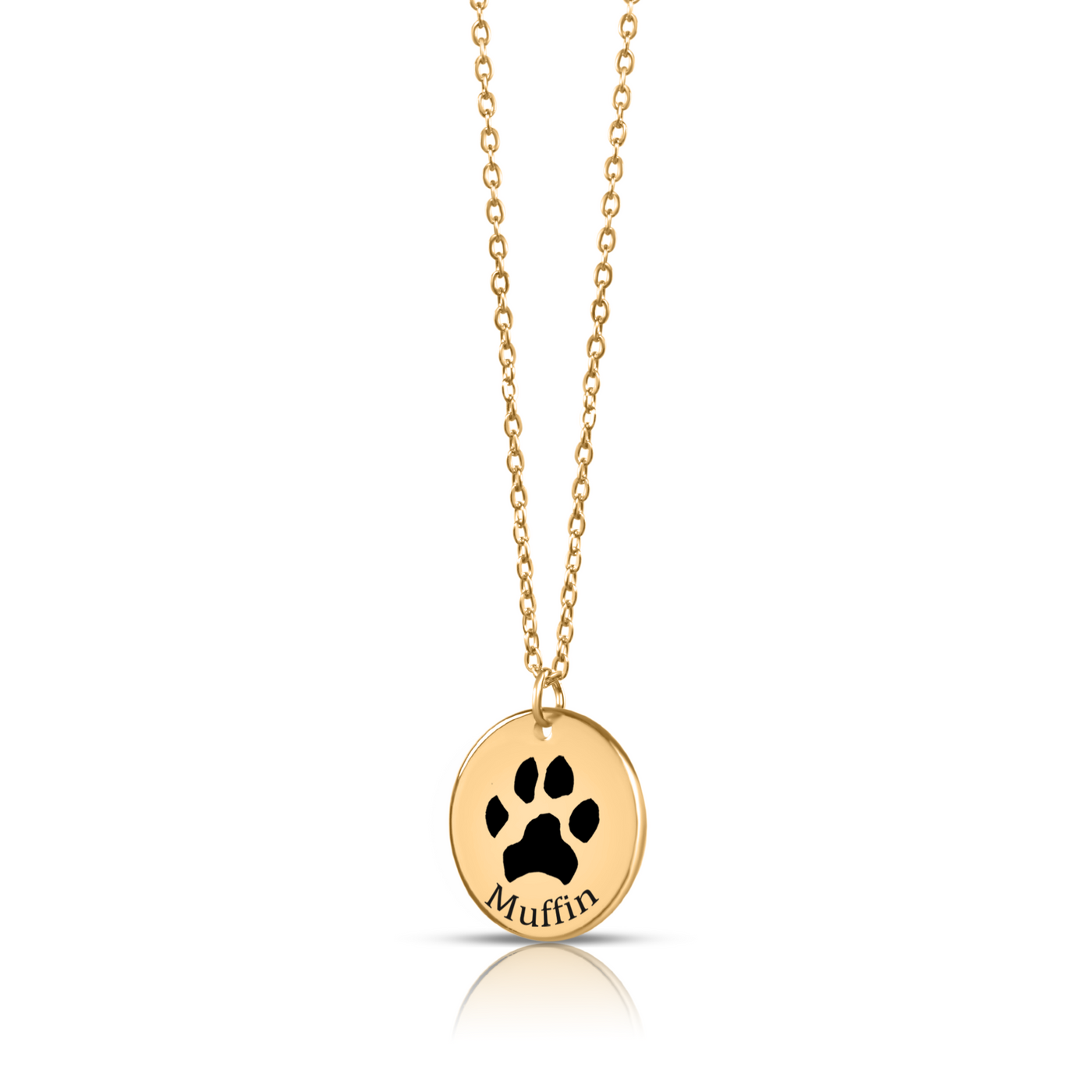 Actual Paw Print Necklace