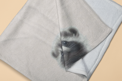 Racoon Plush Blanket