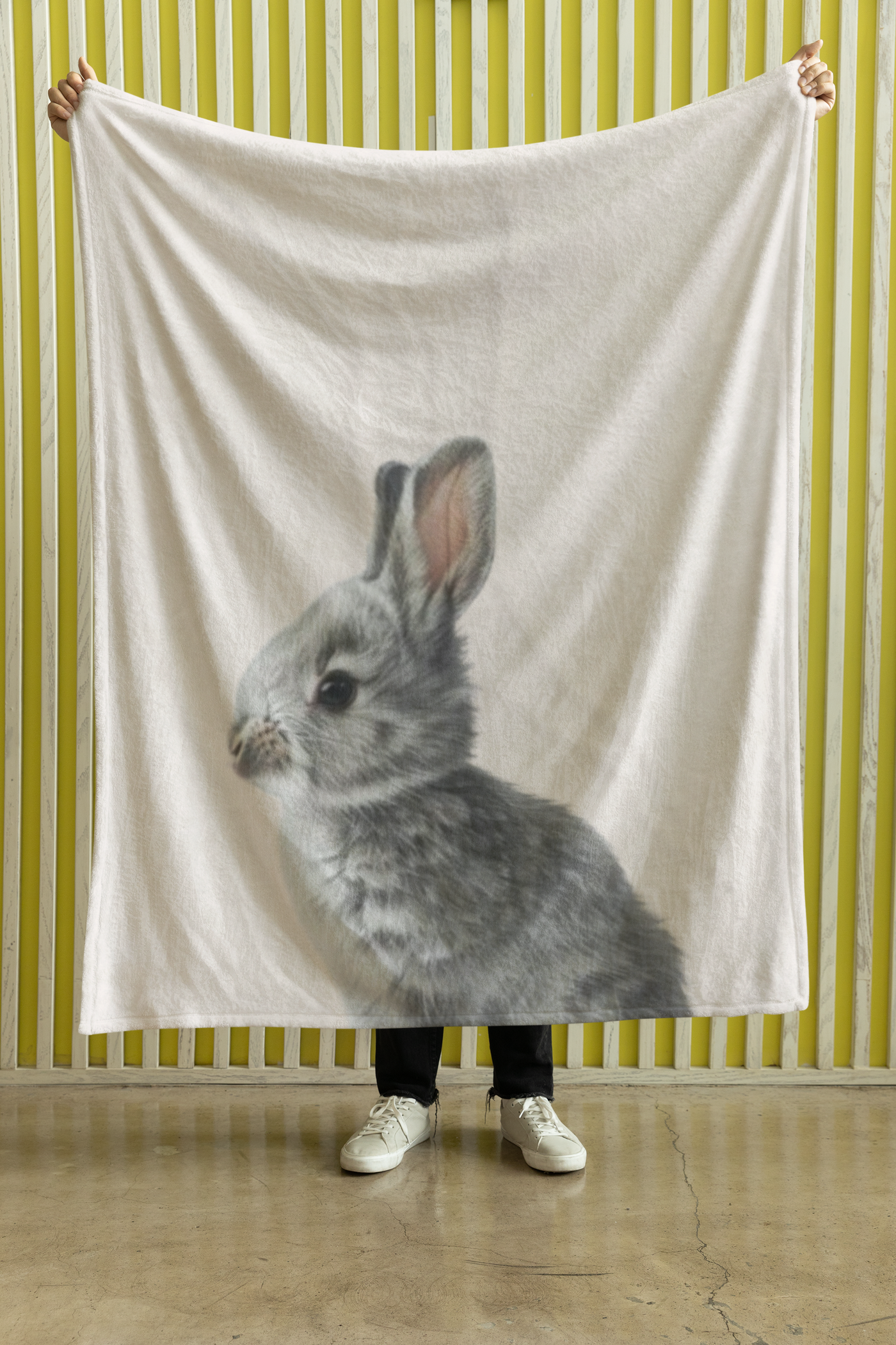 Rabbit Plush Blanket