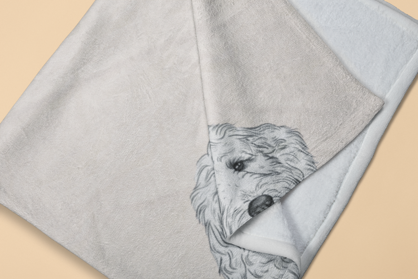 Goldendoodle Velveteen Plush Blanket